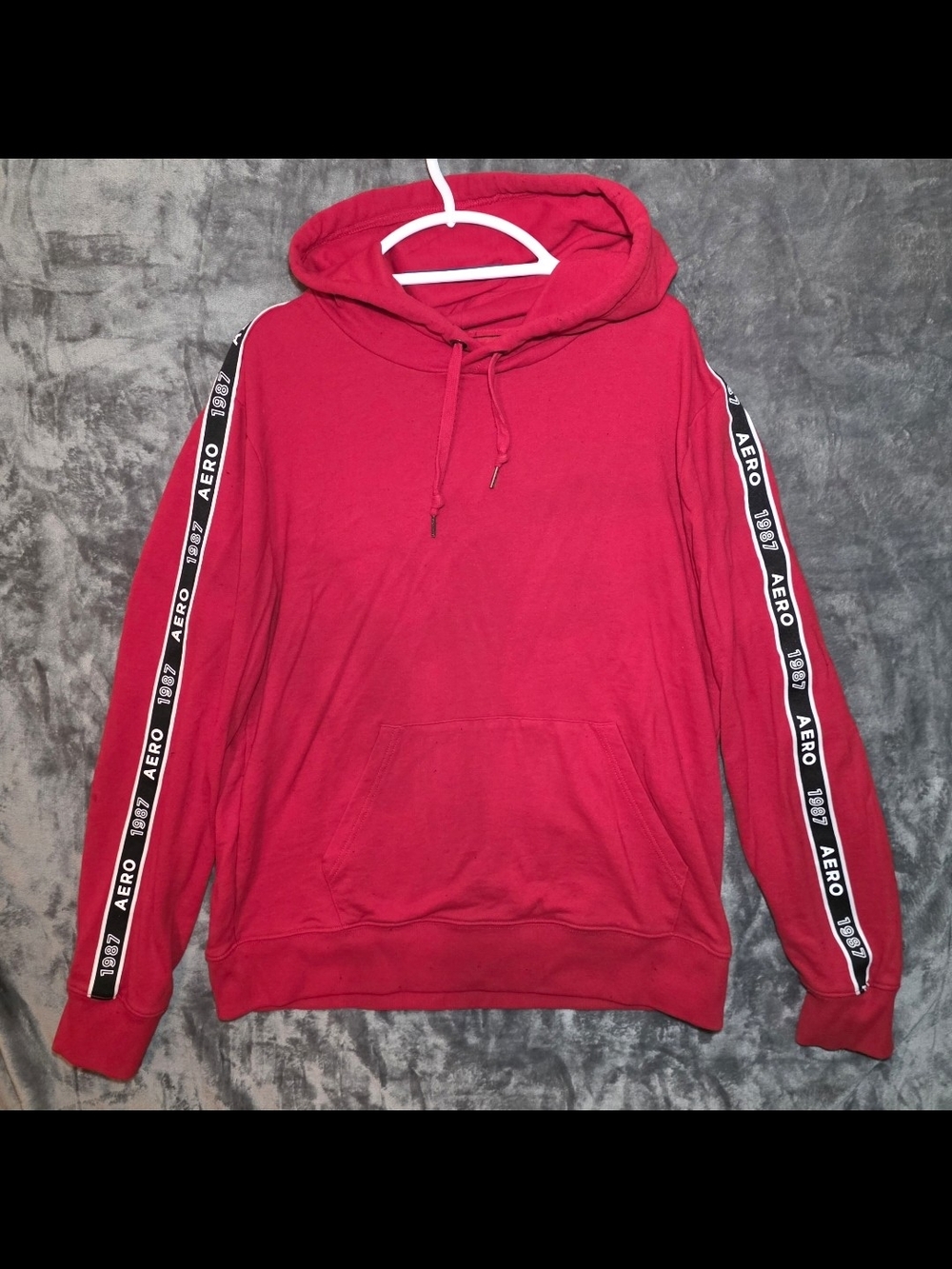 Aéropostale Aero 1987 Tape Pullover Hoodie